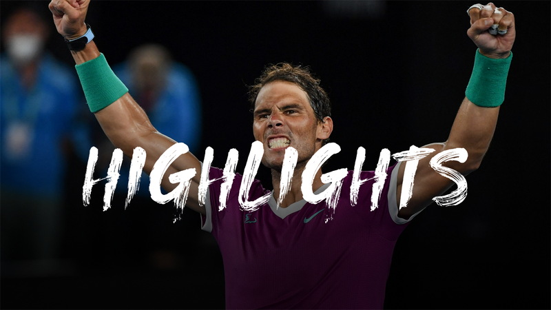 Halbfinale: Nadal bezwingt Berrettini in vier Sätzen - Highlights