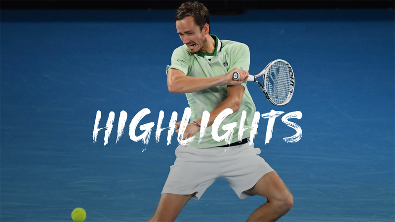 Highlights: Medvedev edges out Tsitsipas in heated battle to reach final