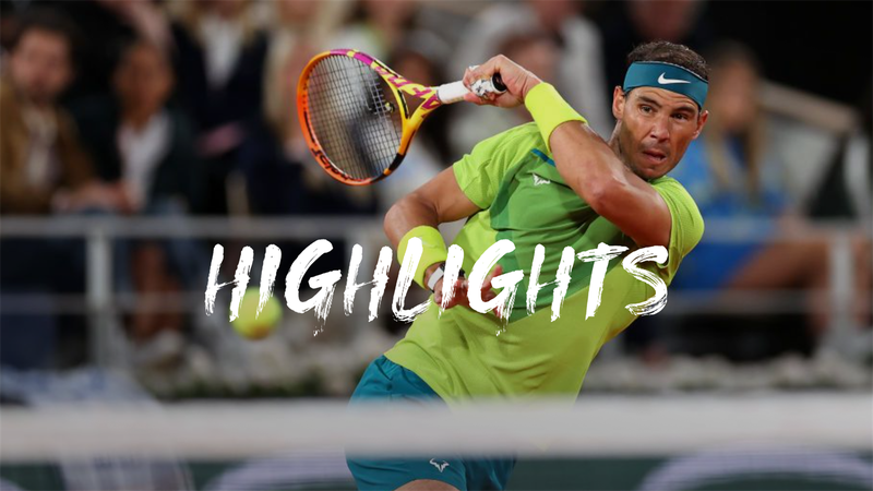 Hoogtepunten Corentin Moutet - Rafael Nadal - Roland-Garros Hoogtepunten