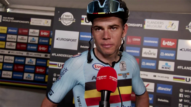 ‘We were always in control’ – Van Aert after road race disappointment