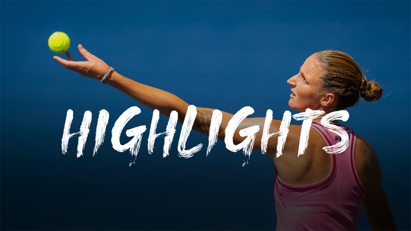 Pliskova v Bouskova - US Open highlights