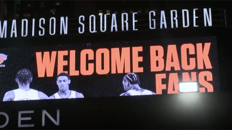 Dopo quasi un anno, torna il pubblico al Madison Square Garden