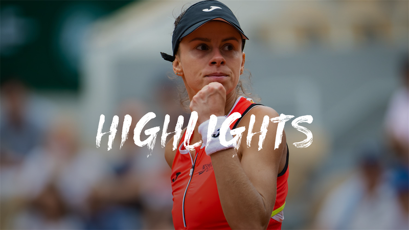 Ons Jabeur - Magda Linette - Roland Garros Highlights