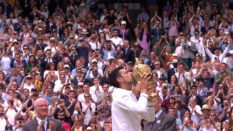Wimbledon 2021: Rezumatul finalei Djokovic - Berrettini 6-7, 6-4, 6-4, 6-3