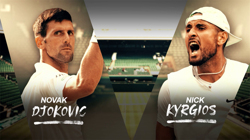 Djokovic vs. Kyrgios, finală "cu artificii" la Wimbledon, duminică, de la ora 16, pe Eurosport 2