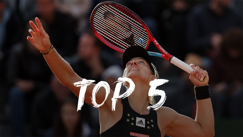 Top 5: Nadals Peitsche in Bedrängnis - Kerber lässt Fans ausflippen