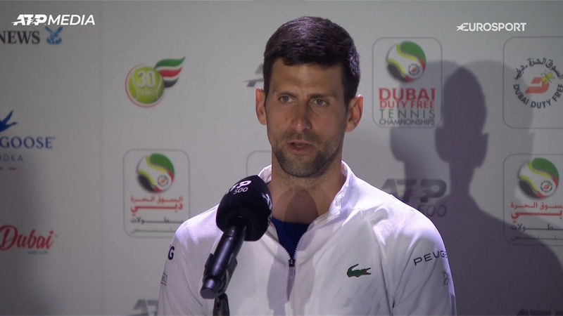 Djokovic sur Zverev : "Vu les circonstances, la disqualification était la bonne chose à faire"