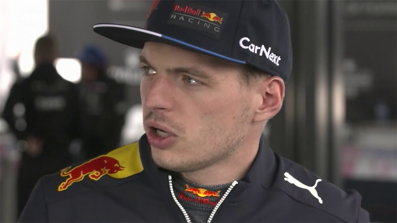 Verstappen: "L'auto va bene anche sull'asciutto e questo è un bene"