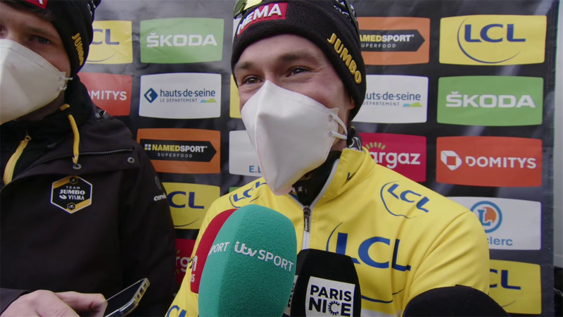 'My type of day' - Roglic relishes 'hard racing' at Paris-Nice