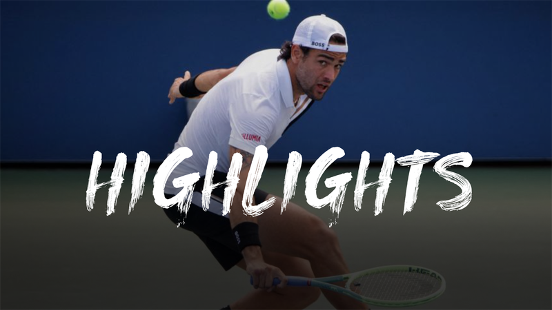 Berrettini v Grenier - US Open highlights