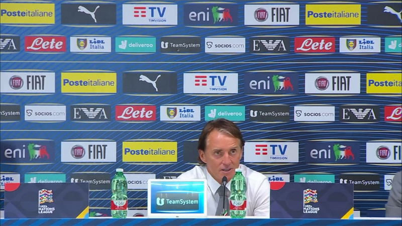 Mancini: "Speravo in una bella prestazione, nonostante le condizioni"