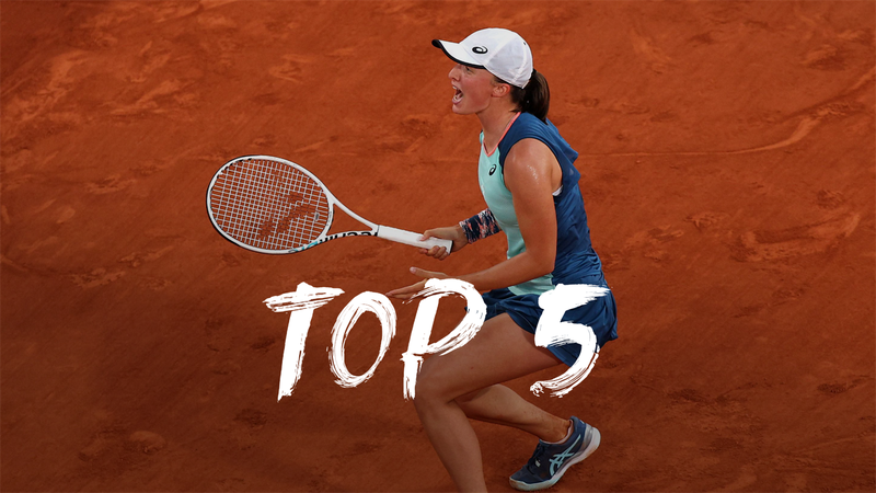 Watch top five points in women's final as Swiatek beats Gauff for French Open crown