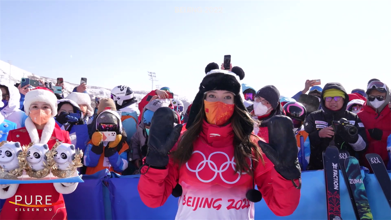 Big Air, slopestyle, half-pipe... Le best of d'Eileen Gu aux Jeux Olympiques