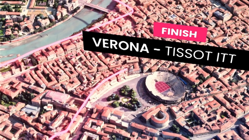 Giro-Strecke, 21. Etappe: Finaler Showdown um Rosa in Verona