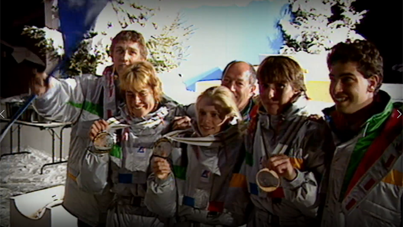 Sandrine Bailly se souvient de la "joie du clan français" au Biathlon à Albertville en 1992
