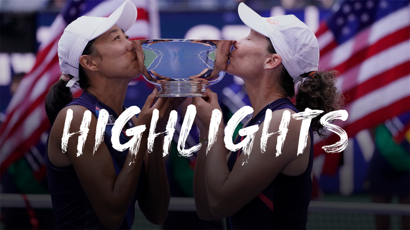 Stosur/Zhang - Gauff/McNally - US Open Highlights