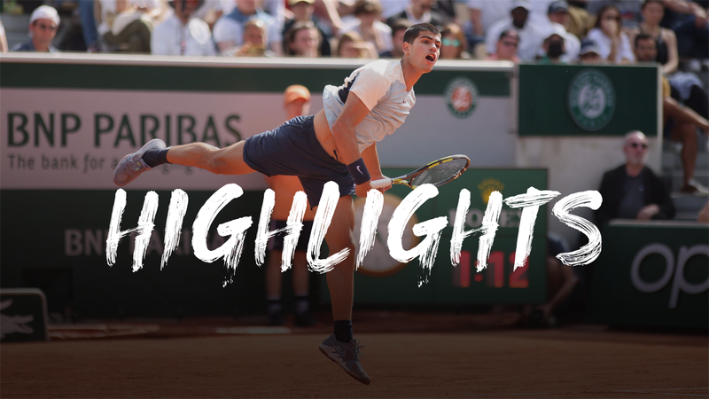 Sebastian Korda - Carlos Alcaraz - Roland-Garros Highlights