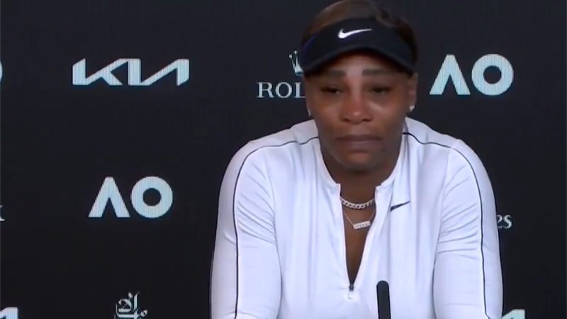 Emotionale Serena Williams bricht nach Niederlage in Tränen aus