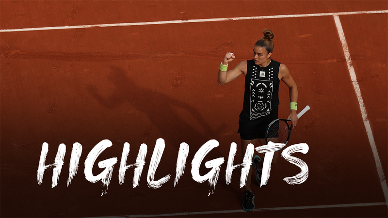 Roland-Garros : Maria Sakkari vs Clara Burel
