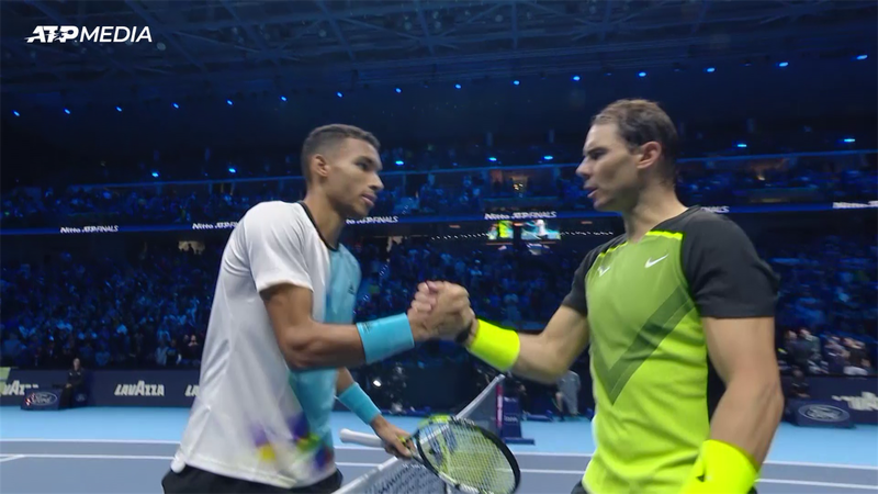 Highlights: Nadal beaten by Auger-Aliassime in straight sets at ATP Finals