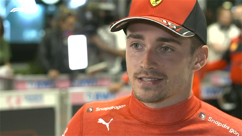 Leclerc : "Je suis déçu de la deuxième place"
