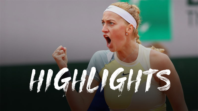 Roland Garros : Petra Kvitova  vs Anna Bondar