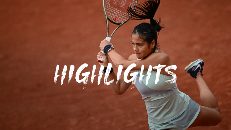 Raducanu - Noskovà - Roland Garros Highlights