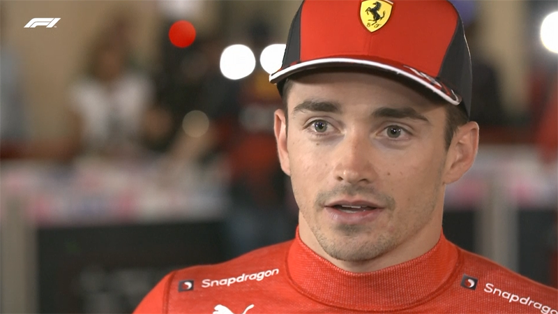 Leclerc : "Signer un doublé avec l'équipe, c'est absolument incroyable"