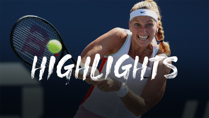 Petra Kvitova - Erika Andreeva - US Open Highlights