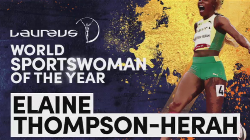 ‘An honour to be fastest woman alive’ – Thompson-Herah after bagging prestigious Laureus prize