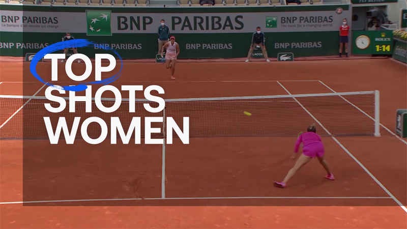 Top 10: i colpi più belli del Roland Garros femminile