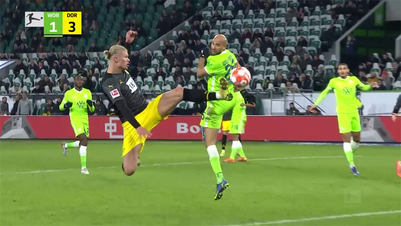 Haaland torna e stende il Wolfsburg con un super-gol! Gli highlights