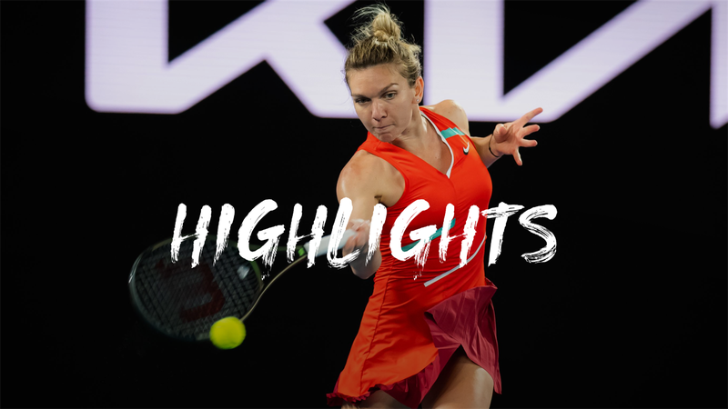 Highlights: Halep races into third round