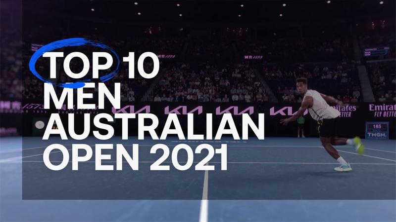 Men's Top 10: Best shots from Australian Open 2021 featuring Djokovic, Kyrgios and Medvedev