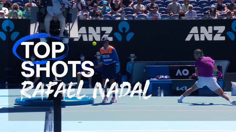 Nadal's Top 5 shots on his way to winning the Australian Open