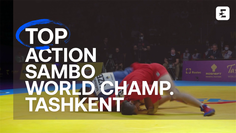 Le azioni migliori dei campionati mondiali di Sambo di Tashkent