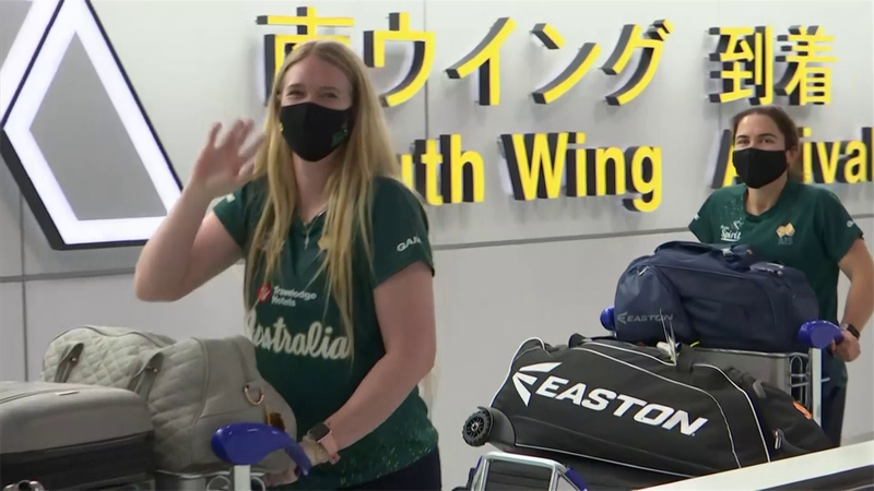 Softball, l'Australia arriva a Tokyo con 52 giorni di anticipo