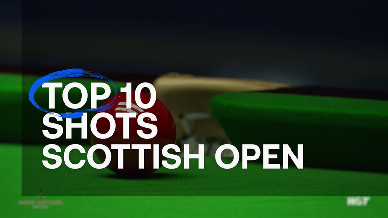 Top 10 shots from the Scottish Open featuring O'Sullivan, Trump, Brecel