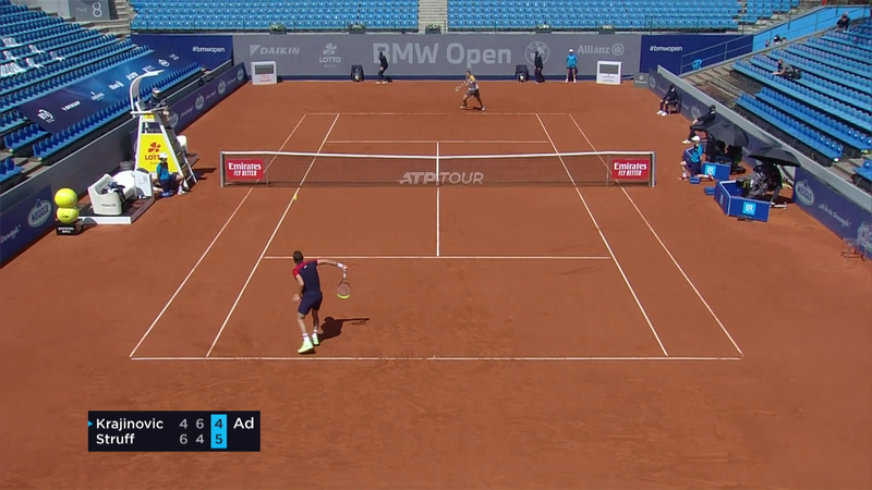 ATP Munchen: Rezumatul meciului dintre Struff și Krajinovic. Germanul s-a calificat în semifinale