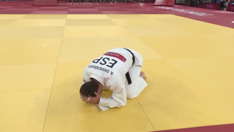 Judo | Niko Shera se queda sin medallas y rompe en un llanto desconsolado